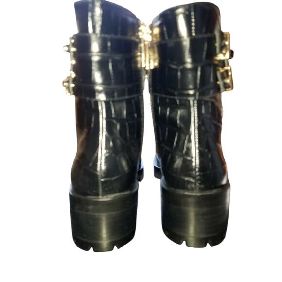 KARL LAGERFELD PARIS Palmer Combat Boots NEW  with box  Size 7.5 - Picture 6 of 7